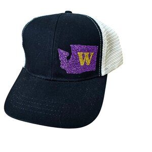 NEW University of Washington Husky Trucker Hat – Purple Gold UW Snapback Cap